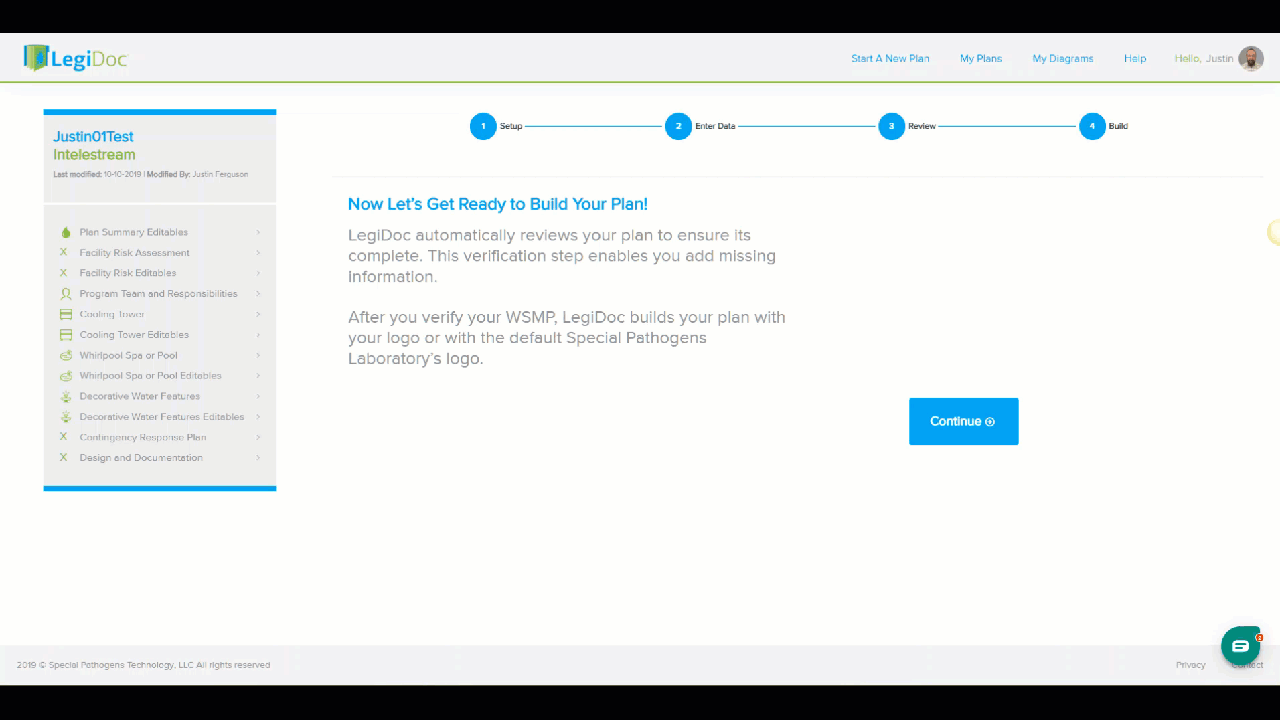 legidoc_build Build your plan